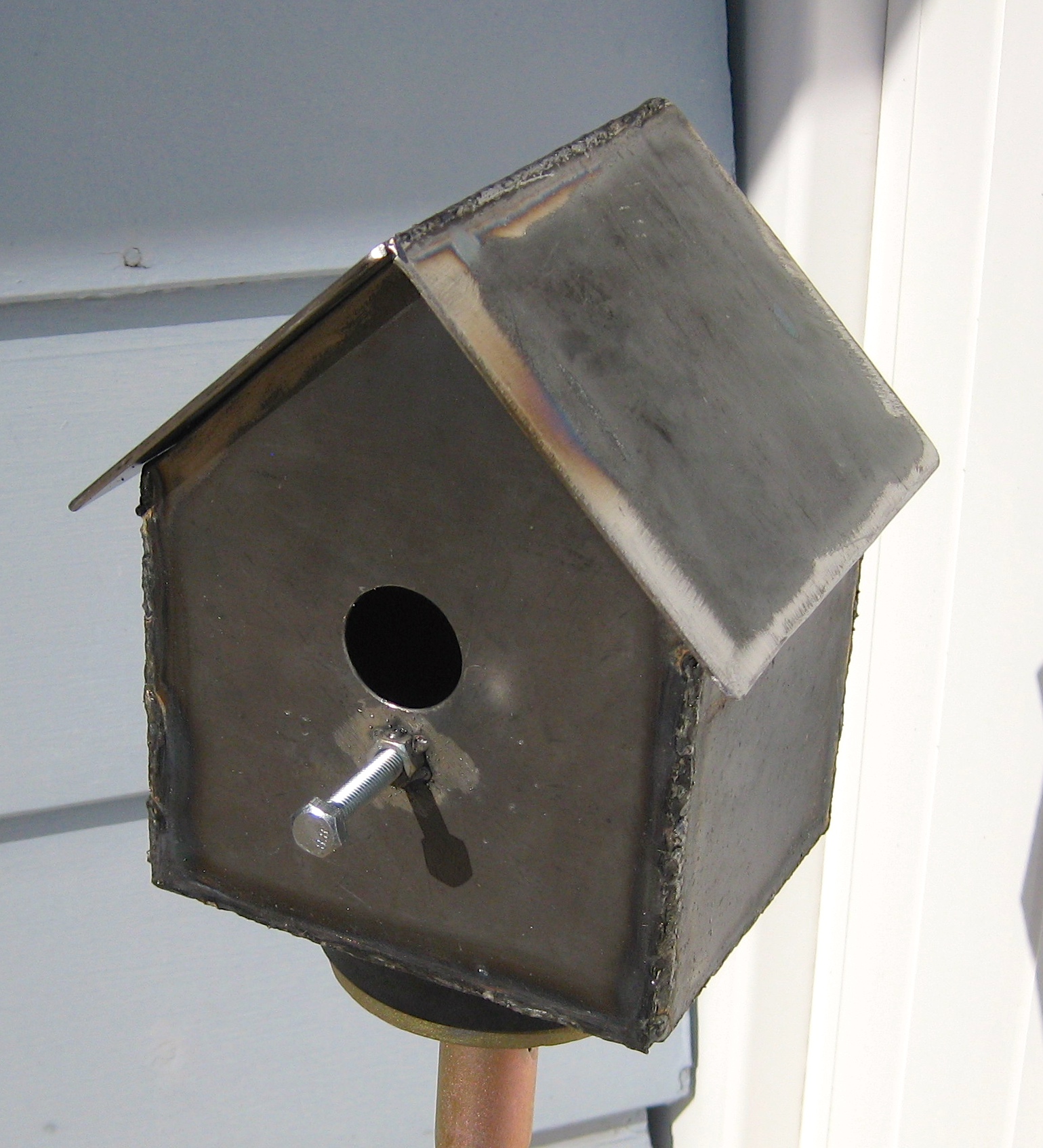 Steel Birdhouse Blondihacks