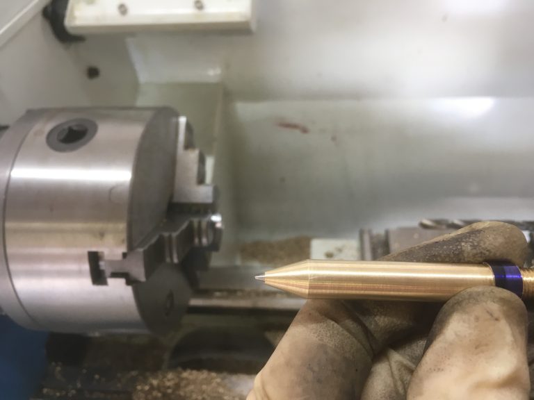 Lathe Brass & Aluminum Pen Blondihacks